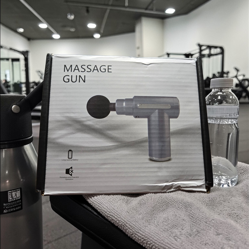 NWT Massage Gun - Dark Green And Gold Percussion Massager